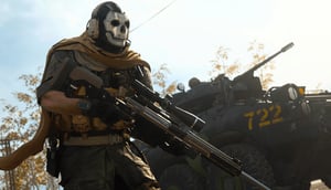 This is the Avatar Image for the Ghost from Call Of Duty: Warzone 2.0 AI Voice and Text to Speech Generator